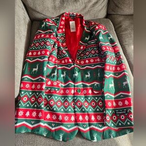 Festive Green and Red Suitmeister Suit